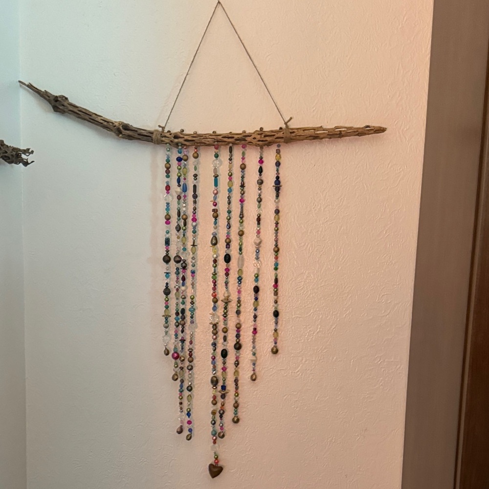 Extra Large Colorful Beaded Wall Hanging